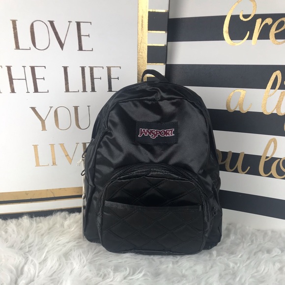 satin jansport backpack